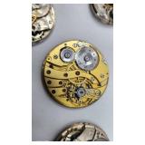 6 Antique/Vintage Pocket Watch Movements