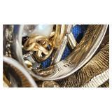 Small Jewelry Box w/ Gold & Silver Fine Jewelry - 12k, 14k, 925, etc. - 266.10 grams