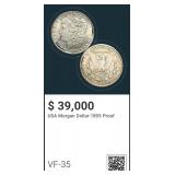 1895 Proof $1 Morgan - Exceptionally Rare! - Read Description