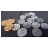 UNOPENED ROLL OF "FOREVER" STAMPS / WAR TIME CENTS