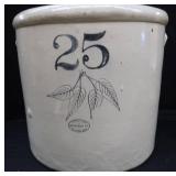 RARE ANTIQUE 25GAL. REDWING UNION CROCK