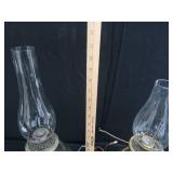 ANTIQUE BRASS / NICKLE  RAYO LAMPS