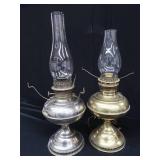 ANTIQUE BRASS / NICKLE  RAYO LAMPS