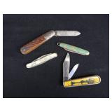 4 VINTAGE KNIVES