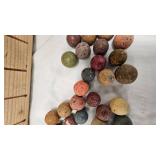 Jar of Civil War Time Marbles