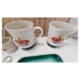 Trojan Seed Lot Cups, Tooth Pick Holder, Ashtray, and Key Chain