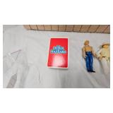 Dukes of Hazzard Action Figures-Bo, Luke, Roscoe, Boss Hog and Deck of Cards