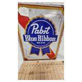 16x12 Metal Pabst Blue Ribbon Sign