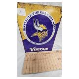 16x12 MN Vikinngs Metal Sign