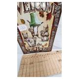 16x12 Welcome to the Nut House Metal Sign