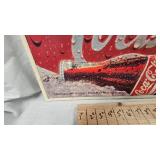 26x13 Plastic Vintage Coca Cola Sign
