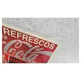 26x13 Plastic Vintage Coca Cola Sign