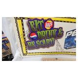 30x14 Cardboard Pepsi Sign