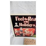 30x14 Cardboard Coca Cola Sign