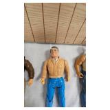 Rambo and 2 A-Team Action Figures