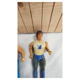 Rambo and 2 A-Team Action Figures