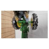 John Deere A w/Driver and Wagon 1/16th Scale