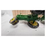 John Deere A w/Driver and Wagon 1/16th Scale