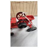 Vintage New Holland Grinder on Cart