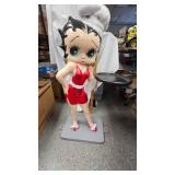 36" Tall Betty Boop Diner Statue-Indoor/Outdoor-Aluminum