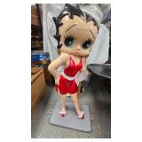 36" Tall Betty Boop Diner Statue-Indoor/Outdoor-Aluminum