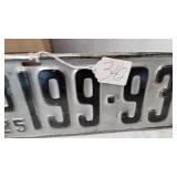 1925 Heavy Metal License Plate