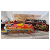 Vintage Trains and Bulldozer, Untested,