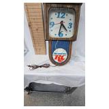 RC Cola Lighted Clock-Works Great