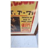 22x18 Framed Willie Nelson Poster