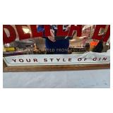 26x14 Beef Eater Mirrored Sign
