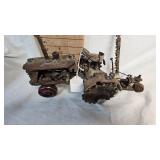 Tractor w/Moiwer-Homeade Art