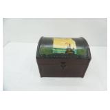 Vintage-Style Decorative Wooden Treasure Chest