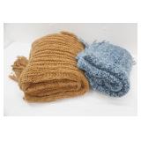 2 Knitted Afghans