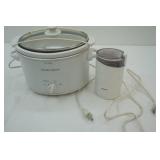 Hamilton Beach Crock Pot & Electric Coffee Grinder