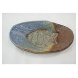 Handmade Stoneware Pottery Fish Soap dish