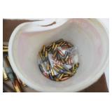 Live Rounds. Variety of Brass Shells & a Few Shotgun Shells