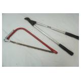 Bow Saw & Ames Bolt Cutter