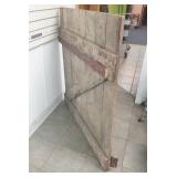 Wooden Barn Door Painting. M. Rees 41"x46.5"