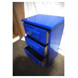 3-Drawer Wooden Night Stand