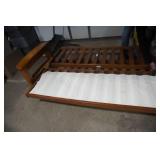 Wooden Futon with Mattress
