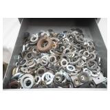 Washers and 2-drawer metal cabinet