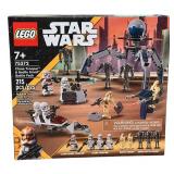 BRAND NEW, SEALED IN BOX  ** LEGO Set #: 75372 | Name of LEGO Set: Clone Trooper & Battle Droid Battle Pack | Year: 2024