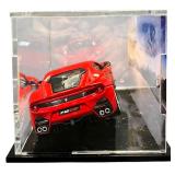 Custom Made Enclosed Scenery Case with 1:24 Scale Diecast Model Red Bburago Ferrari F12 TDF