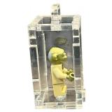 LEGO Star Wars Jedi Master Yoda MINIFIGURE in Custom Made Enclosed Minifigure Case