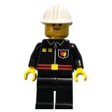 Vintage LEGO Town Firefighter MINIFIGURE FIREC009 | Year: 1994