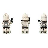 LEGO Star Wars Clone Trooper MINIFIGURE with Weapons - Qty 3