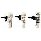 LEGO Star Wars Clone Trooper MINIFIGURE with Weapons - Qty 3
