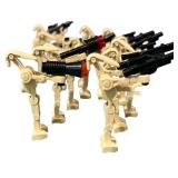 Lego Star Wars Battle Droids MINIFIGURE Army with Weapons - Qty 12