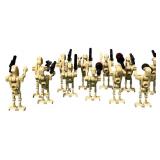 Lego Star Wars Battle Droids MINIFIGURE Army with Weapons - Qty 12
