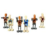 Battle Droid MINIFIGURE Bundle - Security, Pilot, Commander - Qty 6